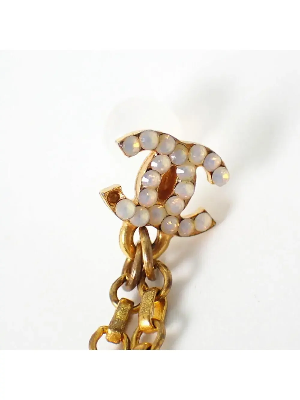 Chanel Cc Logo Earrings Metal #215605C35B
